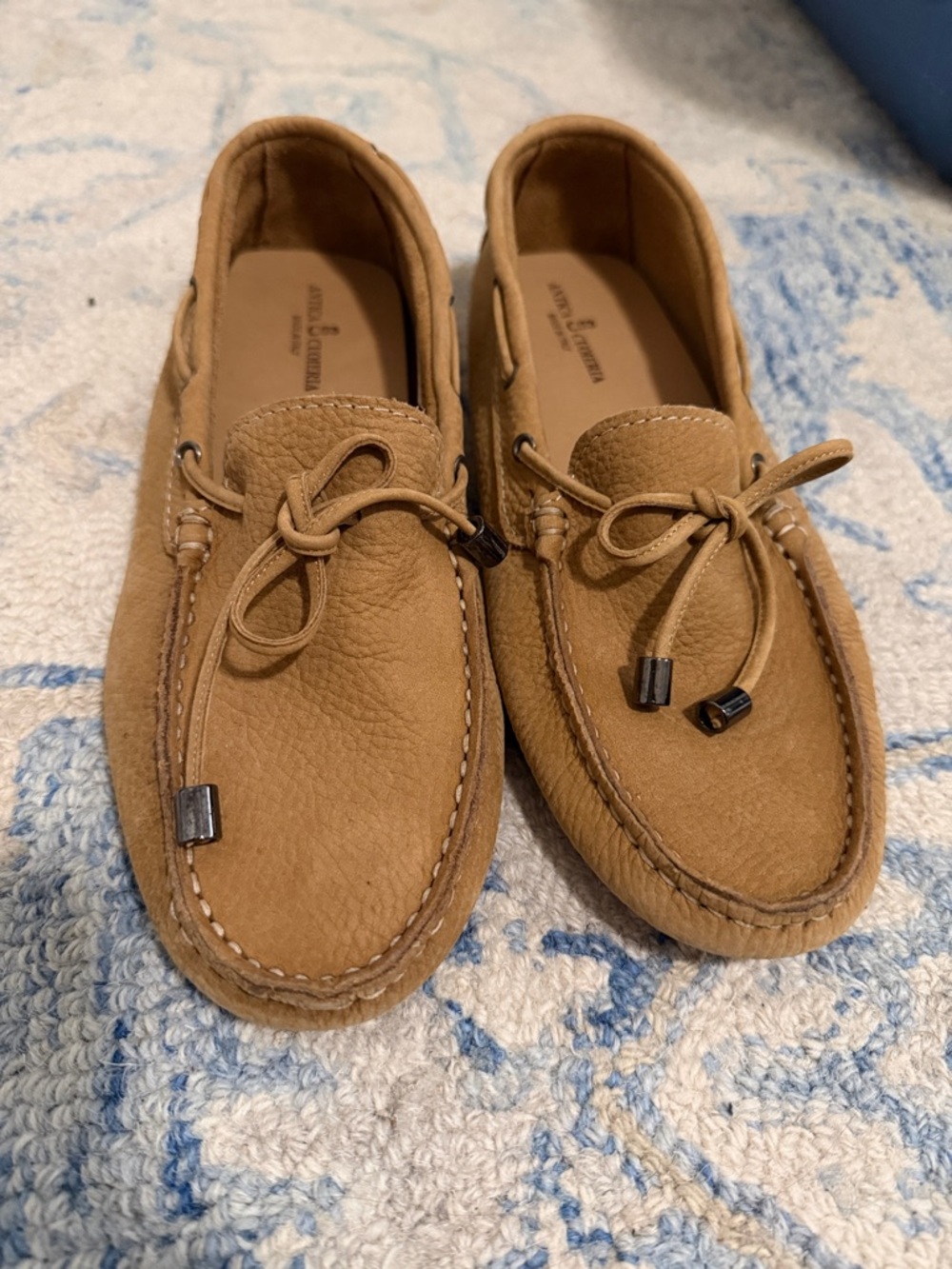 Women’s Tan Suede Moccasin Loafers